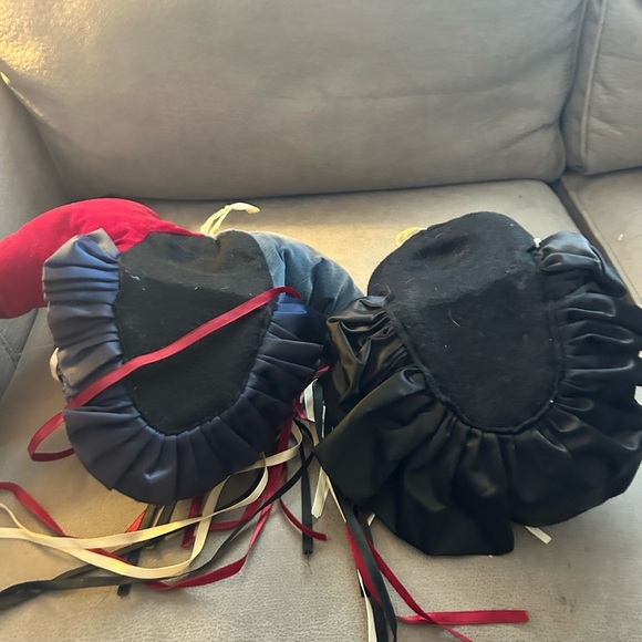 Vintage Venetian Porcelain Jester Face Mardi Gras Heads Decor HandPainted - Picture 3 of 8